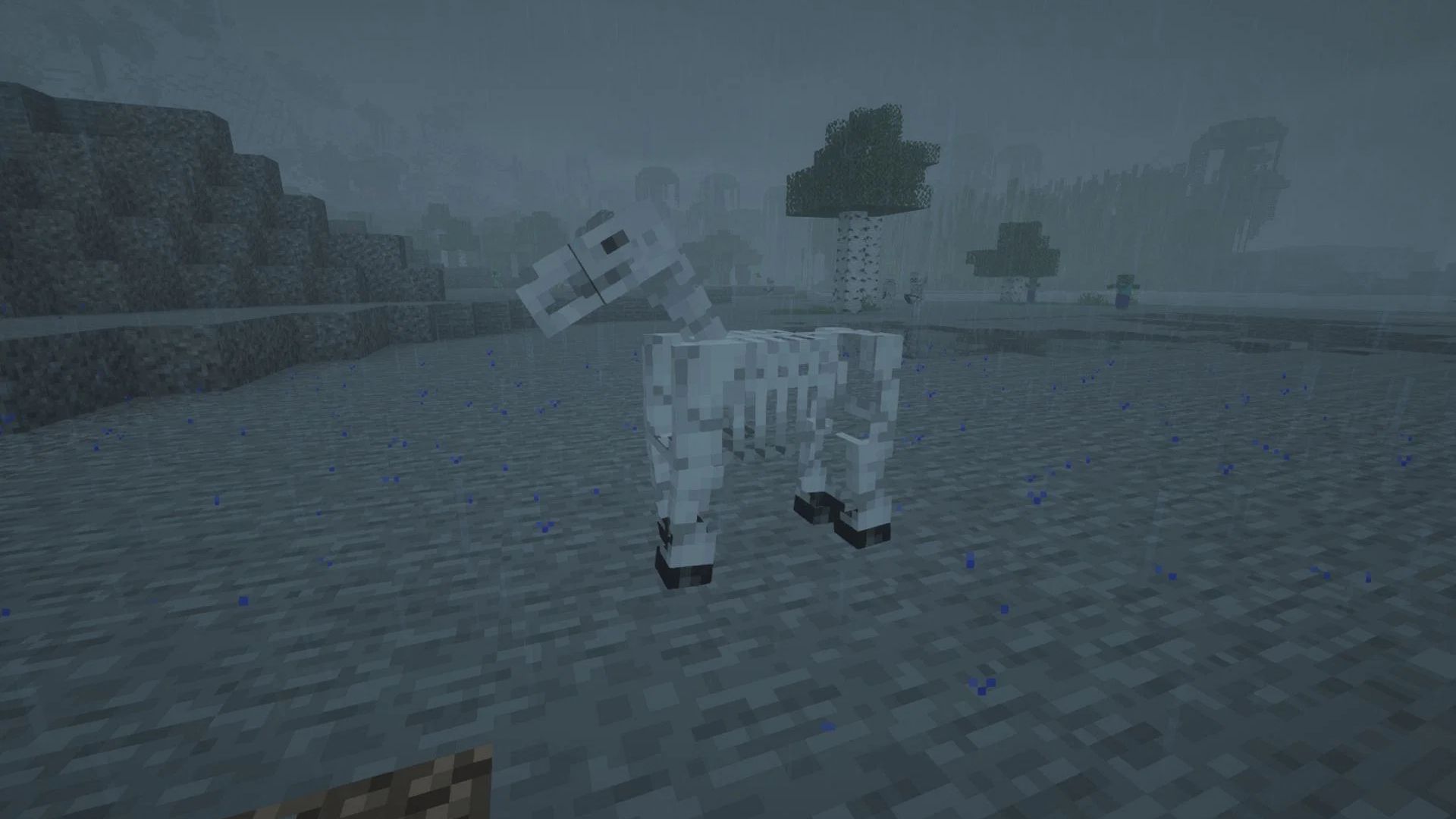 Skeleton Horse are passive (Image via Mojang)