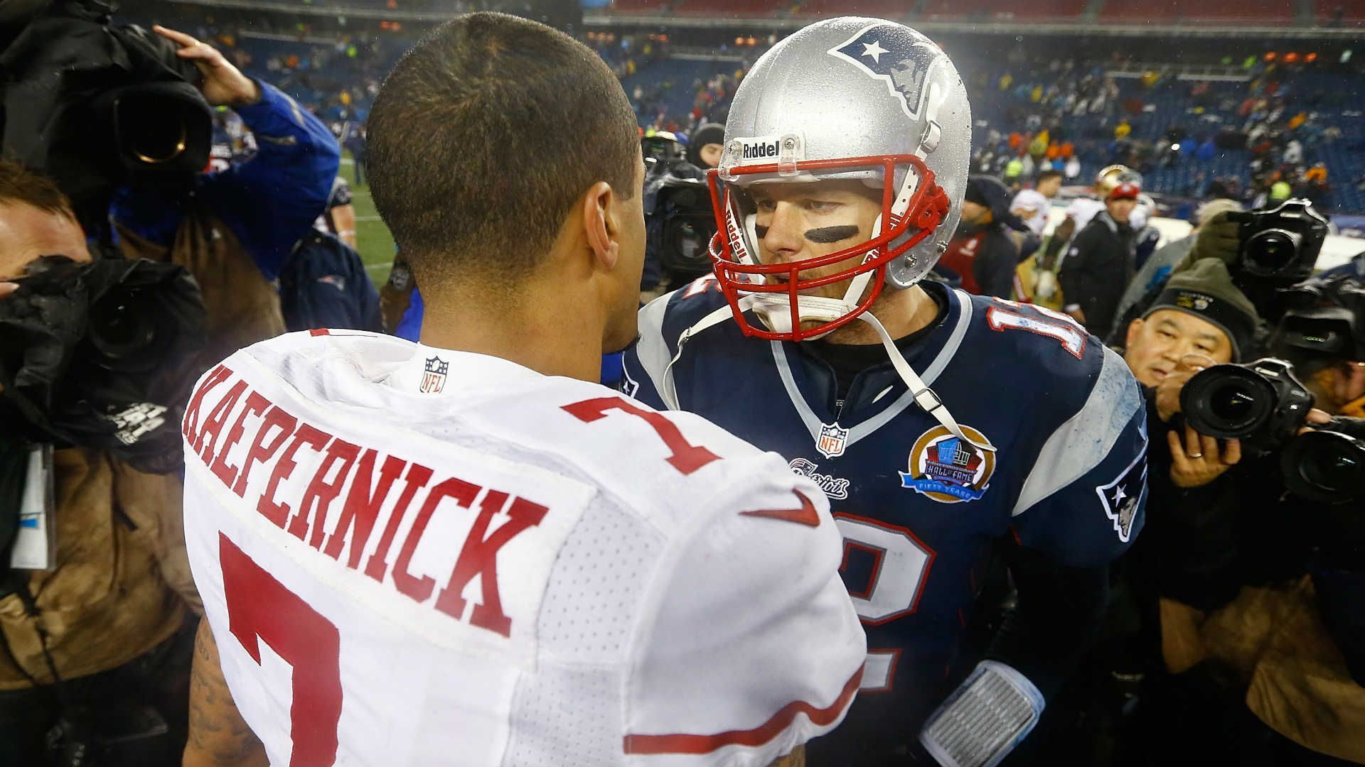 Colin Kaepernick and Tom Brady