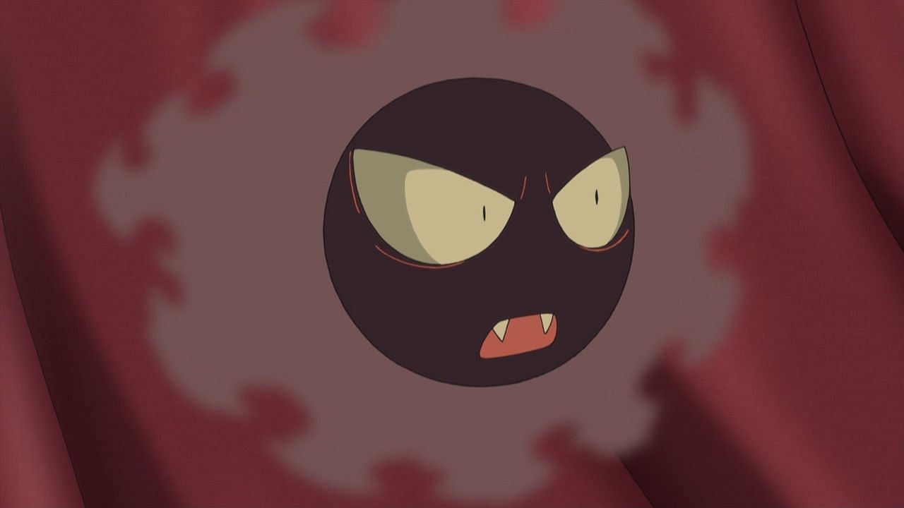 Gastly as it appears in the anime (Image via The Pokemon Company)