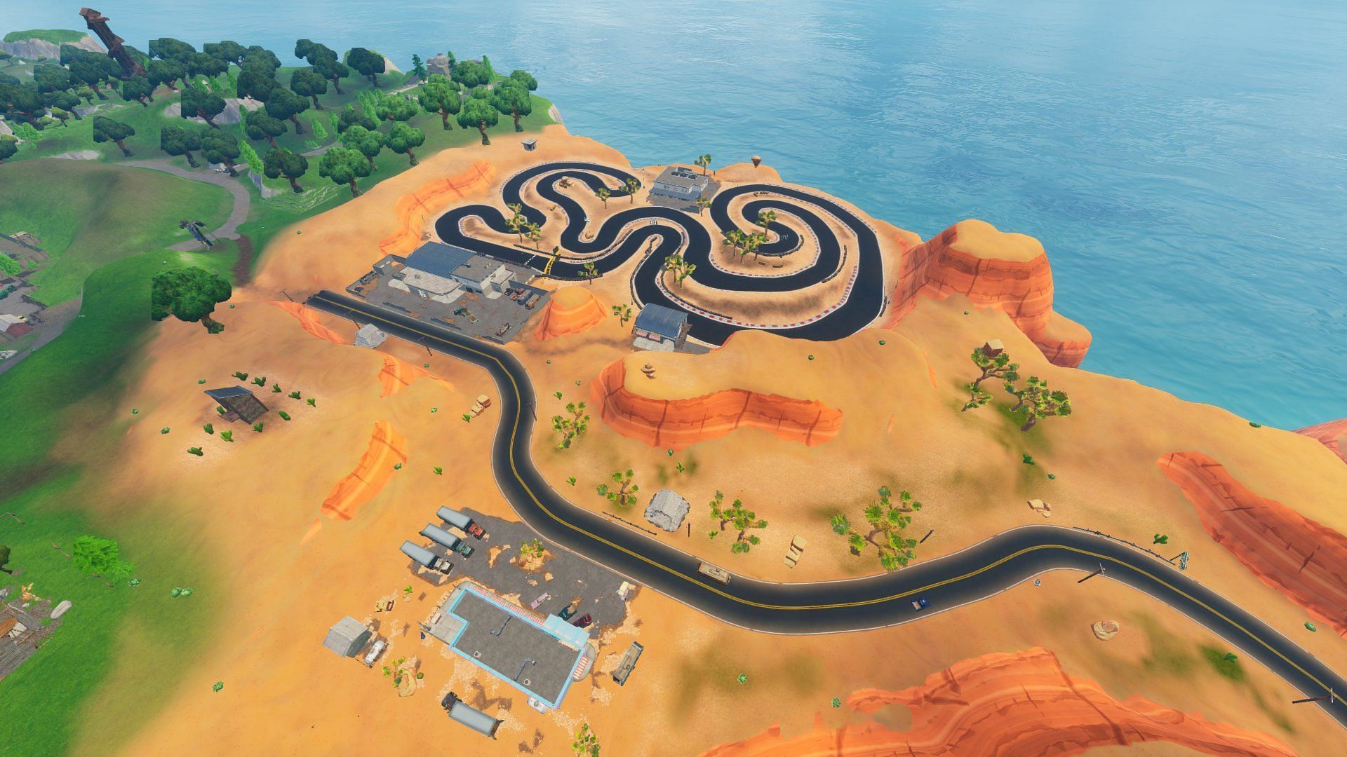 Paradise Palms could return with the Fortnite Chapter 4 map (Image via Epic Games)