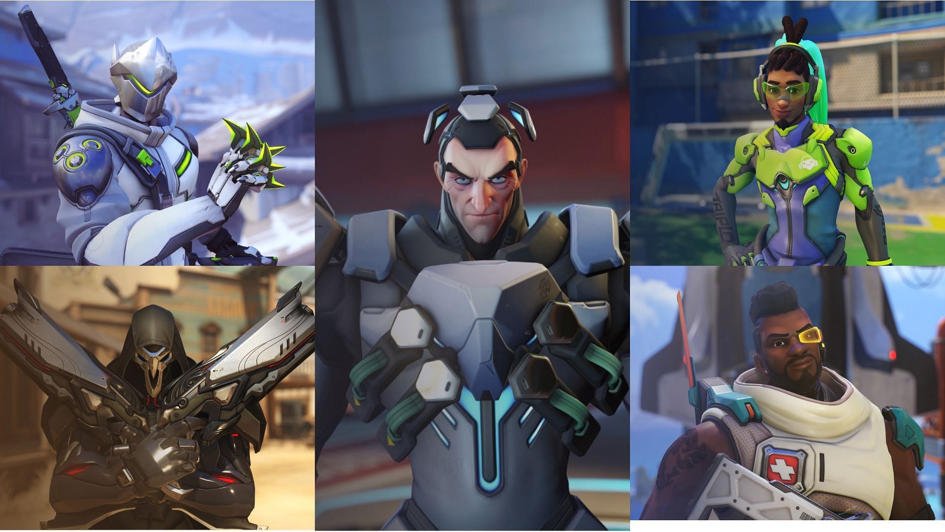 Best Hero Composition for Lijiang Map in Overwatch 2 (Images via Blizzard Entertainment)