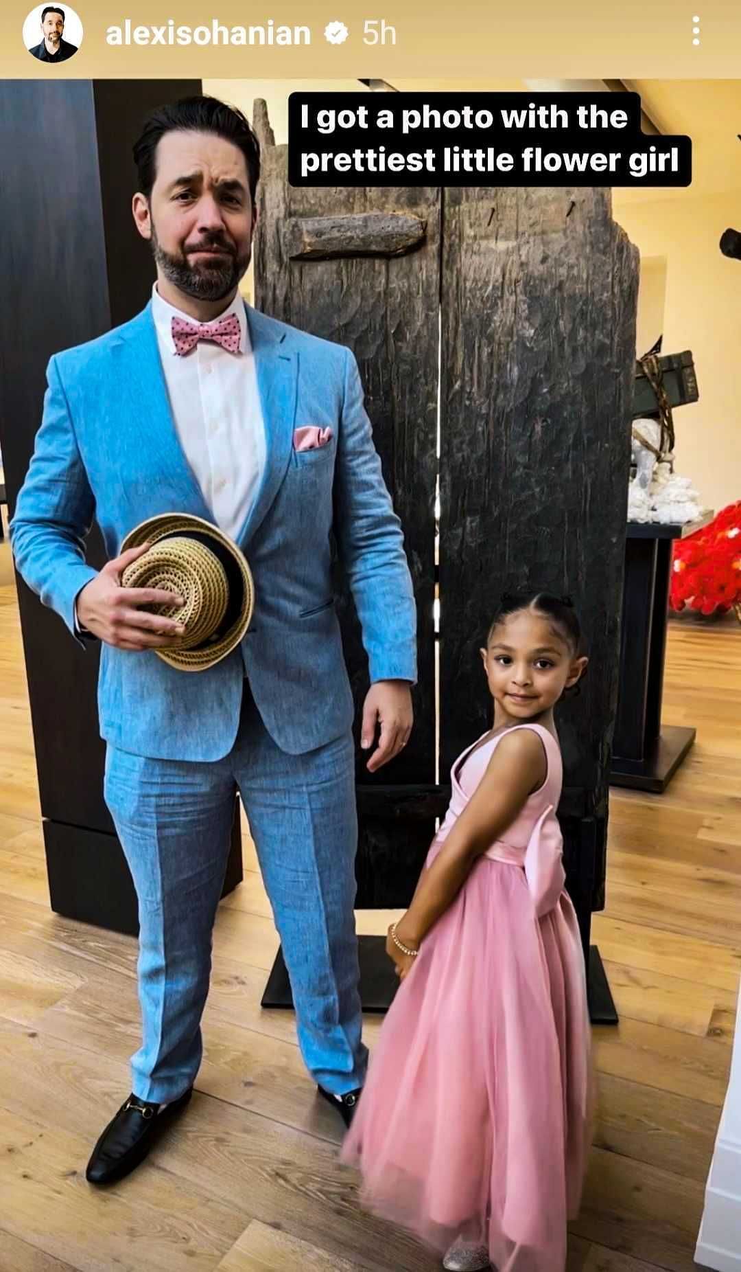 Serena Williams Husband Alexis Ohanian Shares Adorable Picture Of Daughter Olympia Dressed As A 