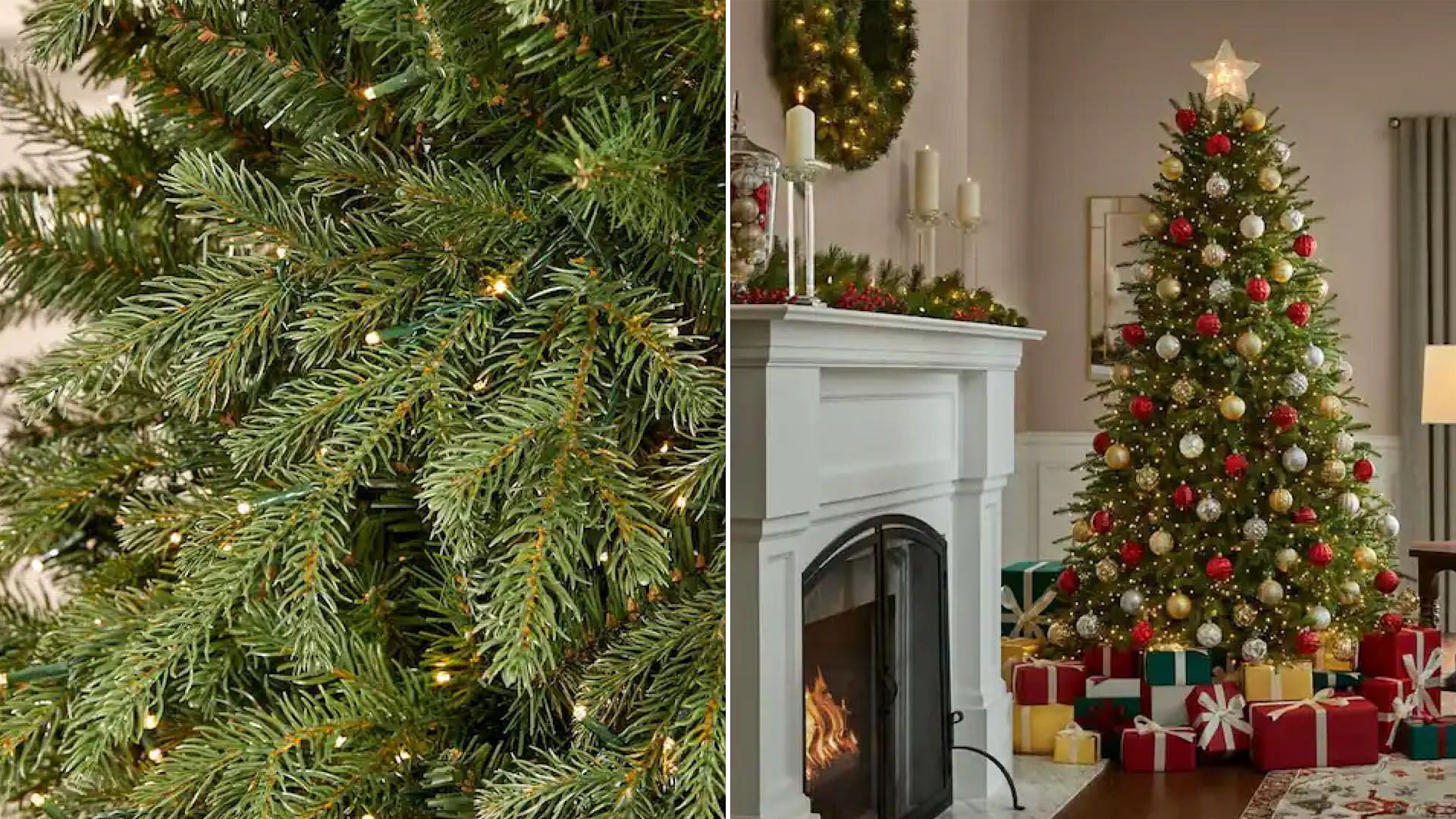 T27 Christmas tree has gone viral on TikTok (image via The Home Depot)