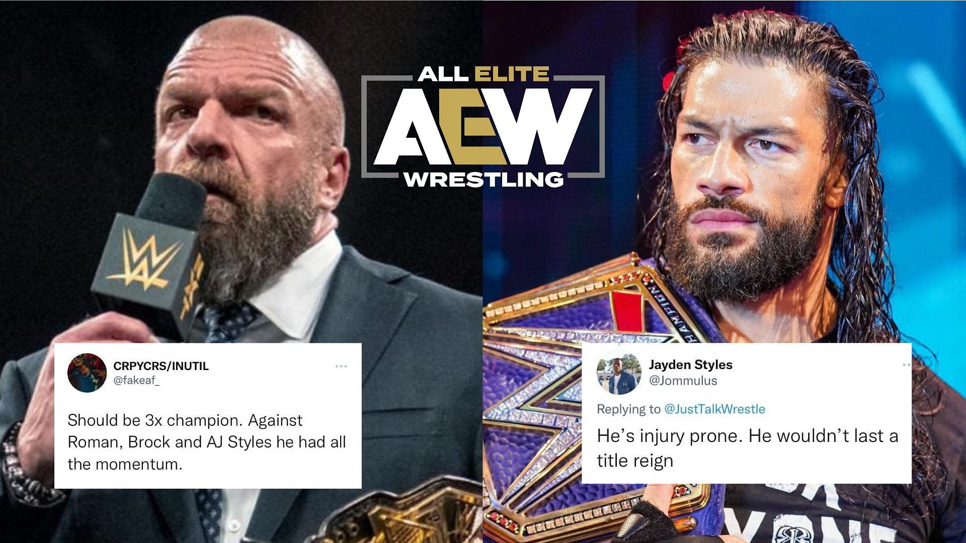 Which AEW star does Twitter want to see face Roman Reigns?