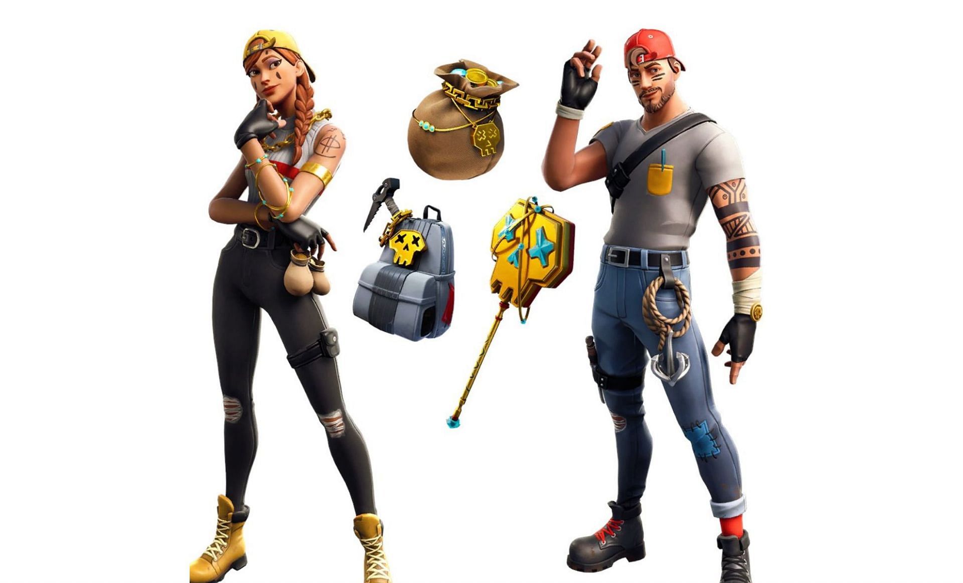 Two more leaked skins from the update (Image via ShiinaBR on Twitter)