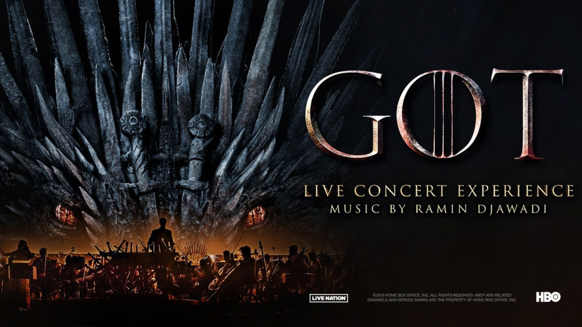 Game of Thrones Live Concert has been announced for 2023. (Image via Live Nation)