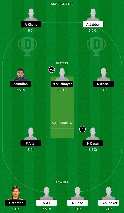 SGD vs SAC Dream11 Prediction Team, Match 12, Head to Head League