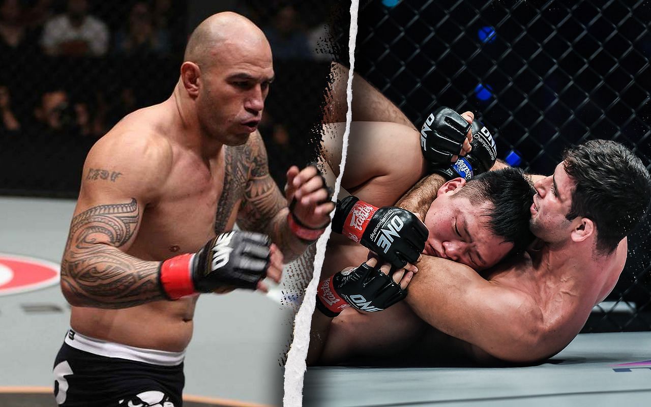 Brandon Vera (Left) has watched Buchecha (Right) from the sidelines