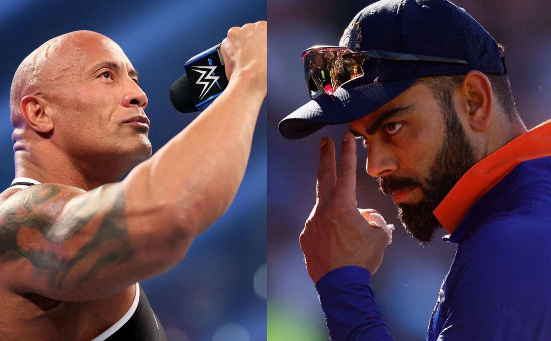 WWE दिग्गज द रॉक और भारतीय क्रिकेटर विराट कोहली