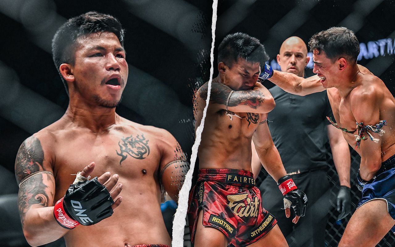 [Photo Credit: ONE Championship] Rodtang Jitmuangnon, Demetrious Johnson