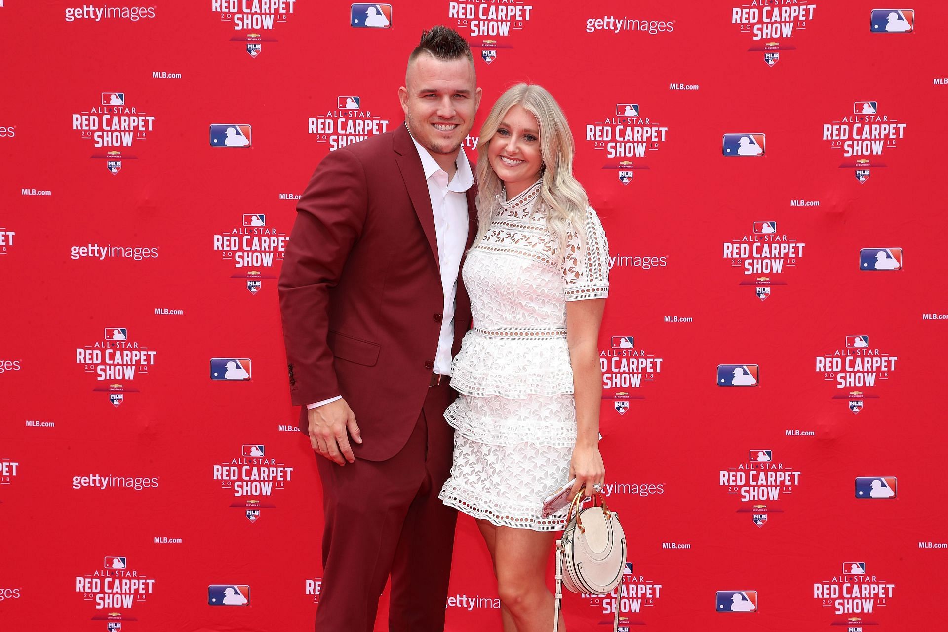 Mike Trout from the All-Star Red Carpet Show, red carpet