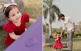 Team India pacer Bhuvneshwar Kumar shares cute pictures as daughter turns 1