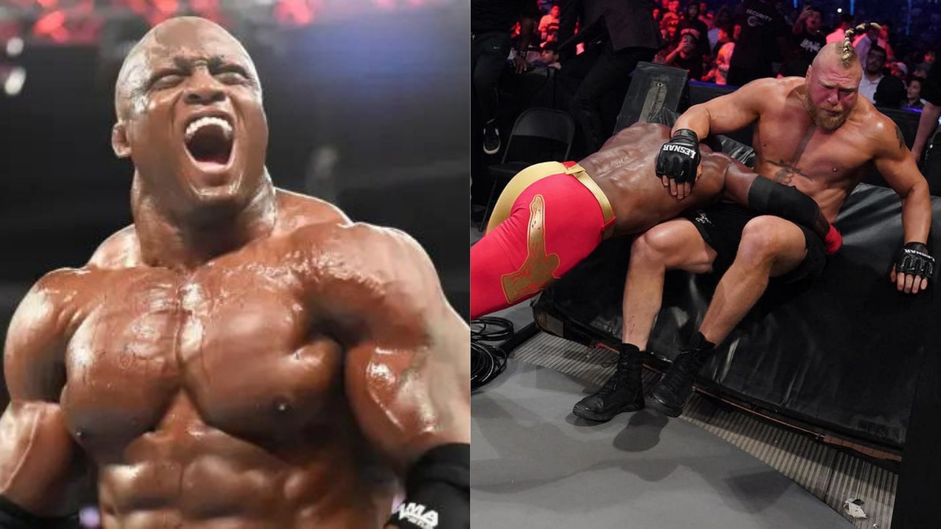 Bobby Lashley and Brock Lesnar faced each other at Crown Jewel
