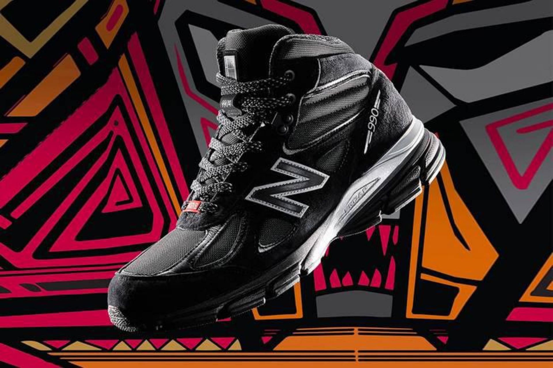 Here&#039;s a detailed look at the 990v4 shoe (Image via New Balance)