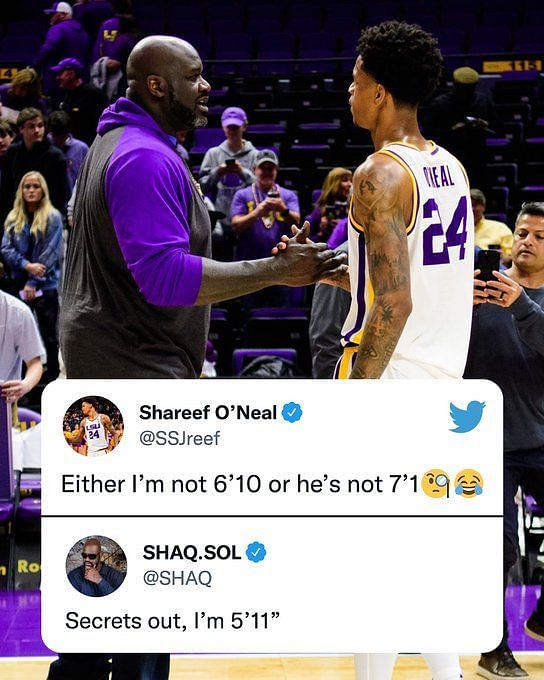 Shareef O'Neal says father, Shaq, now on board after butting heads
