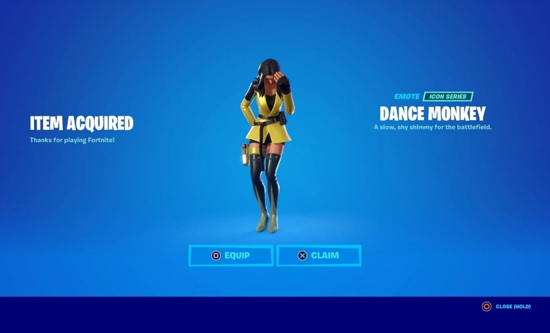 One of the worst emotes in the game (Image via ZRX789 on YouTube)