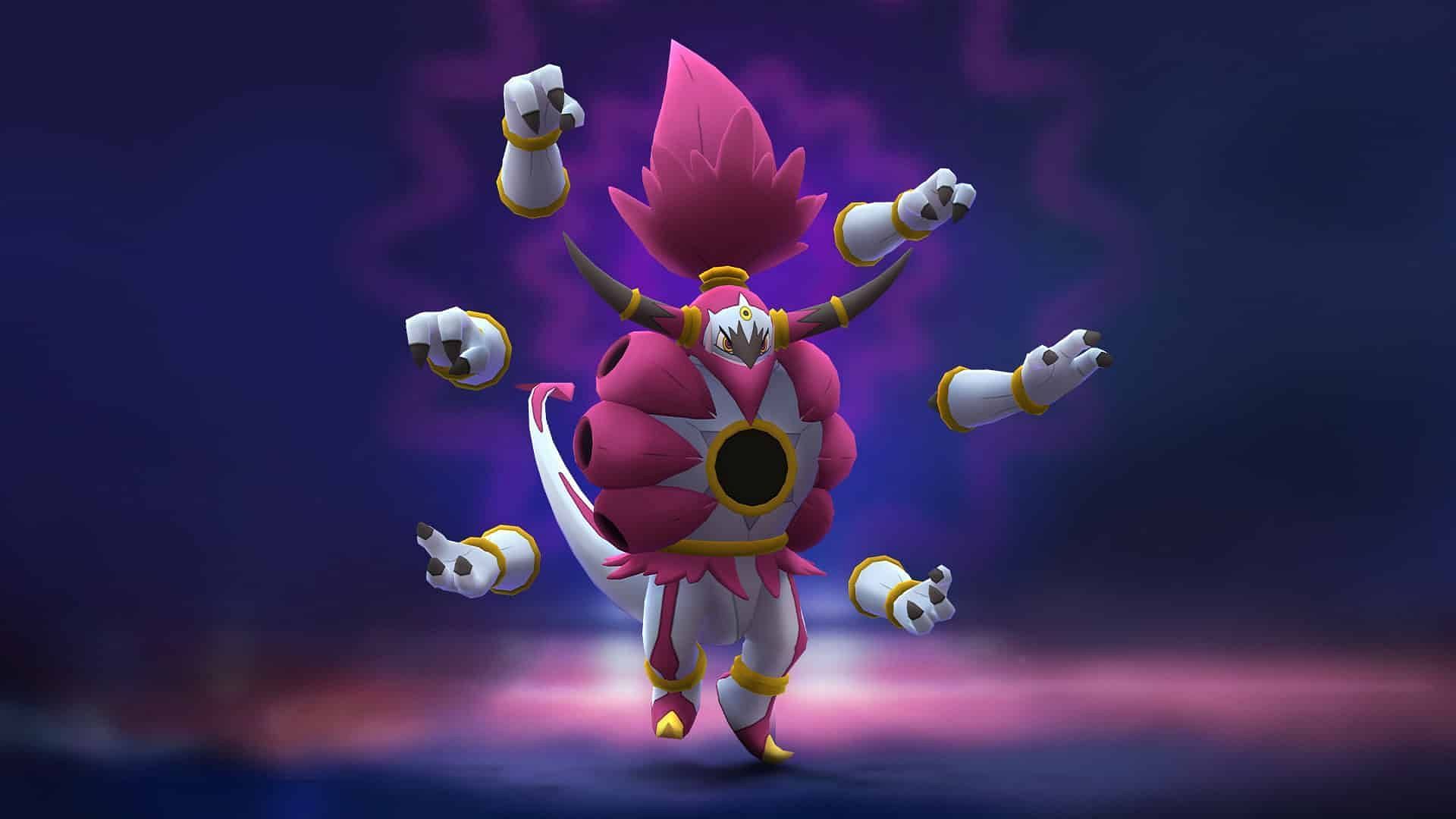 Unbound Hoopa is an incredibly powerful Raid Boss, even if it isn&#039;t Mega Evolved (Image via Niantic)