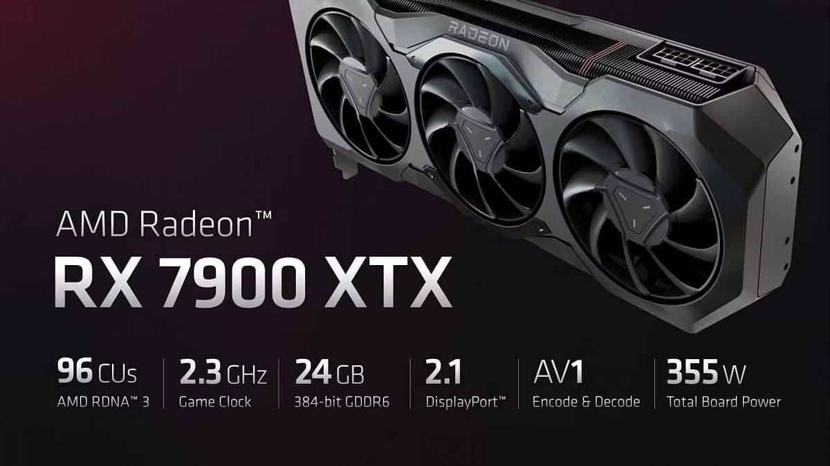 The flagship Radeon RX 7900 XTX (Image via AMD)