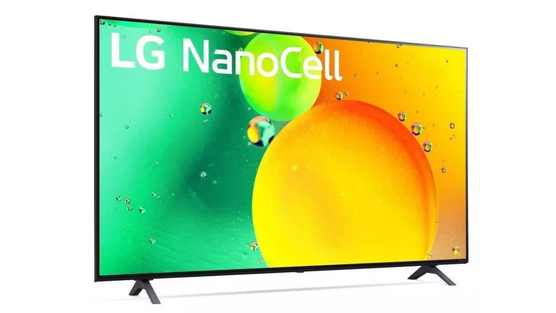 The LG 55&quot; NanoCell 4K UHD smart TV (Image via Target)