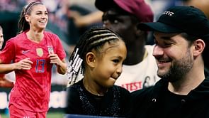 "The world is ready for the taking" - Serena Williams' husband Alexis Ohanian shares picture of signed jersey Alex Morgan gave daughter Olympia