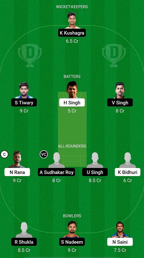 DEL vs JHA Dream11 Prediction - Vijay Hazare Trophy