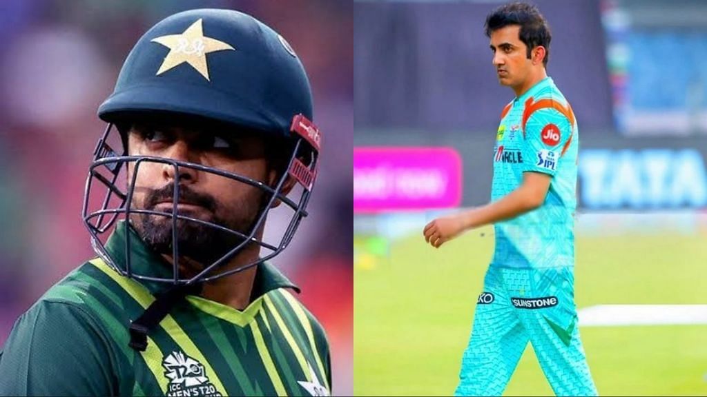 Gautam Gambhir was not happy with Babar Azam