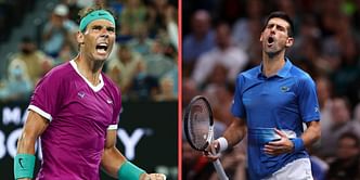 Novak Djokovic equals Rafael Nadal's tally of 130 finals appearances in ATP events