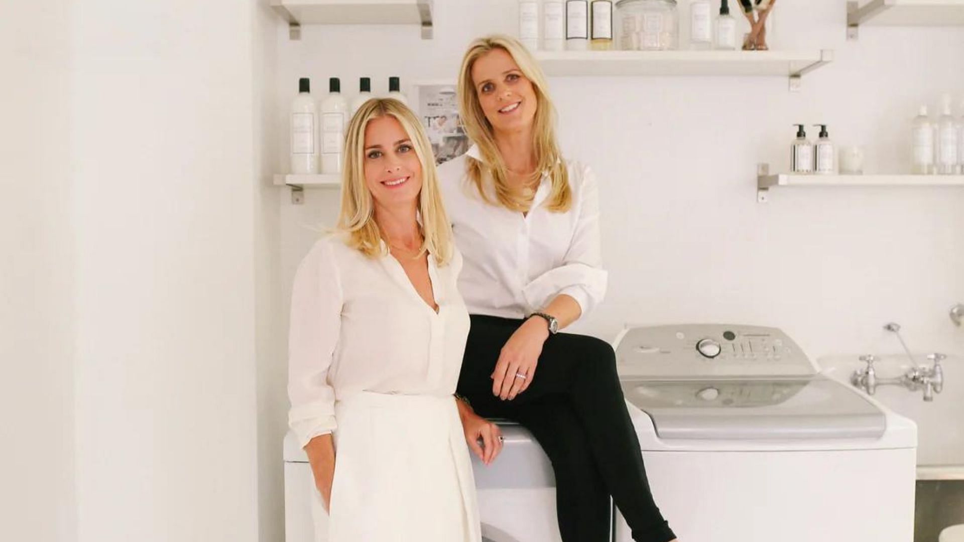 Co-founders Gwen Whiting and Lindsey Boyd, who met studying Textile &amp; Fiber Science at Cornell, wrote that they set out to revolutionize laundry on the company&rsquo;s website (Image via thelaundress.com).