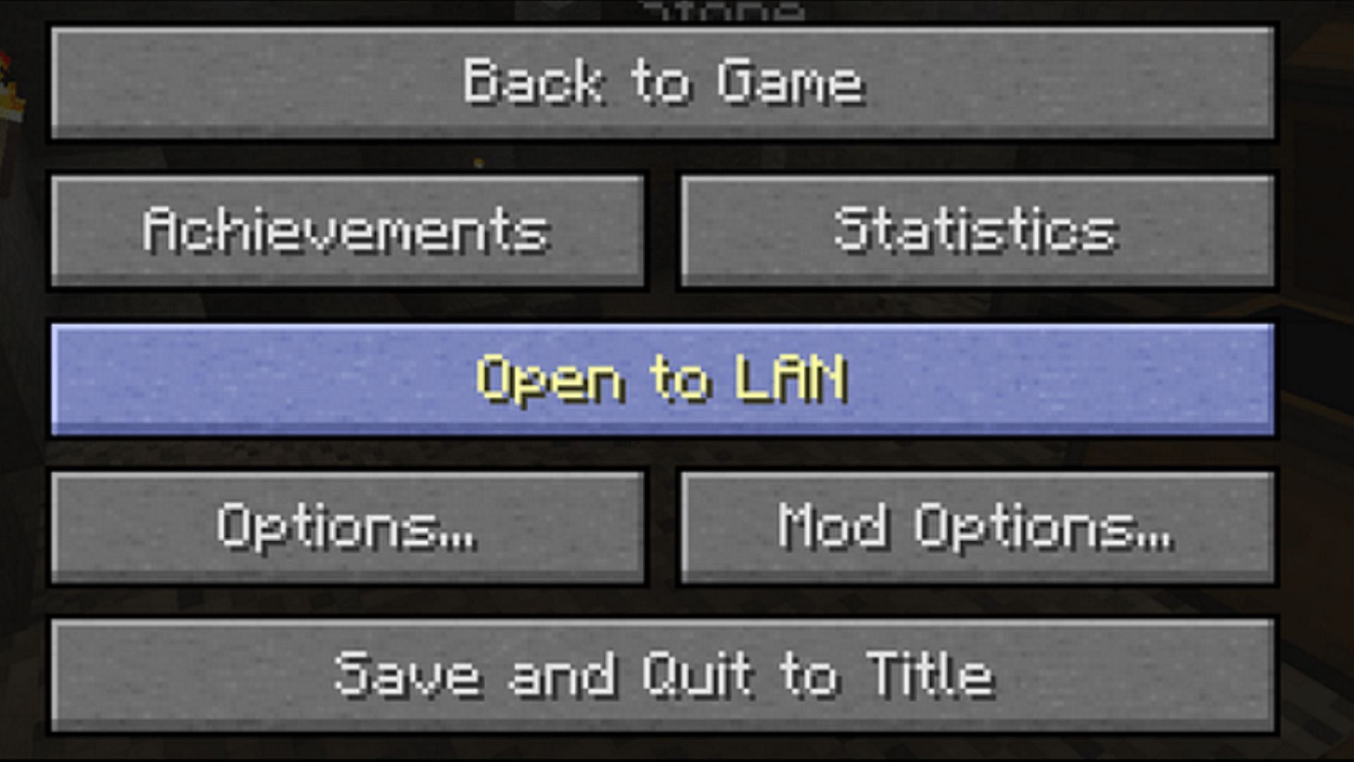 How does Open to LAN work in Minecraft?
