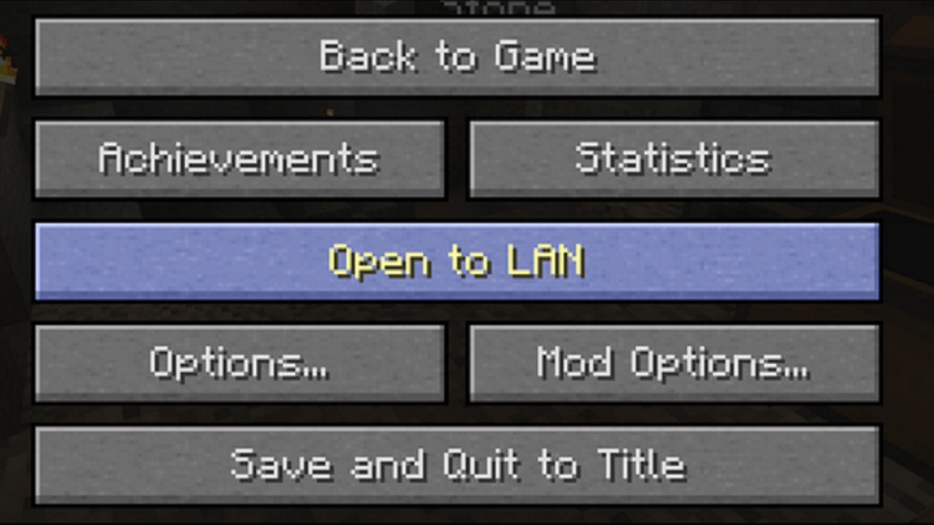 Local minecraft game