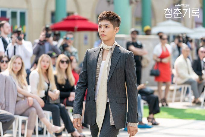 PARK BO GUM 박보검 AT CELINE HOMME SUMMER 23 FASHION SHOW IN PARIS 