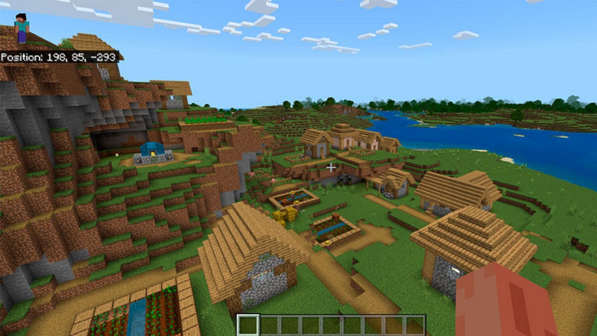 This seed should be a great all-around option for Survival Mode (image via Mojang)