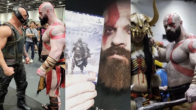 British Bodybuilder James Hollingshead Unleashes His Inner 'God Of War' With Kratos Cosplay At London Comic-Con