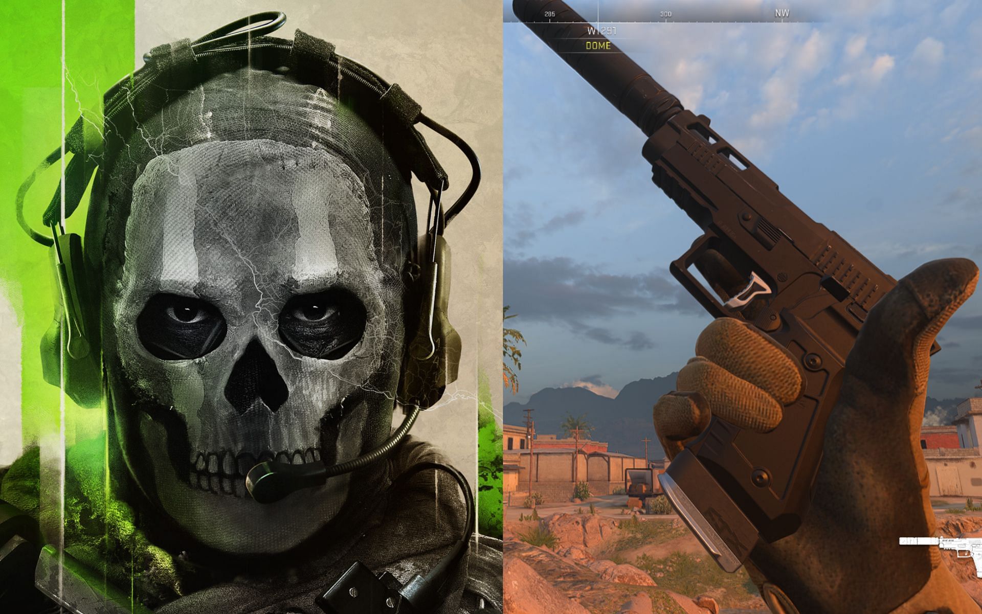 The P890 in Modern Warfare 2 (Images via Activision)