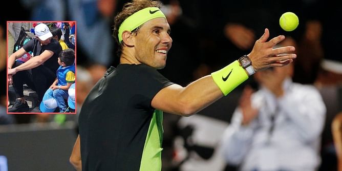 WATCH: Rafael Nadal shares adorable moment with young boy who asked for his autograph in Ecuador
