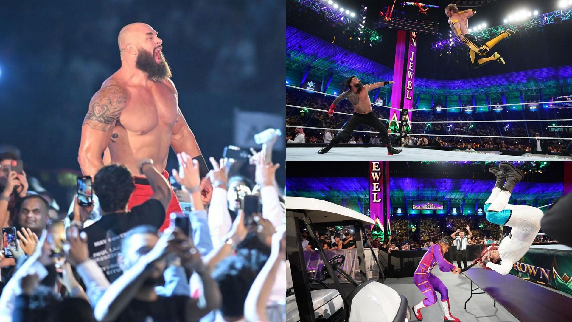 Multiple stunning photos from WWE Crown Jewel 2022