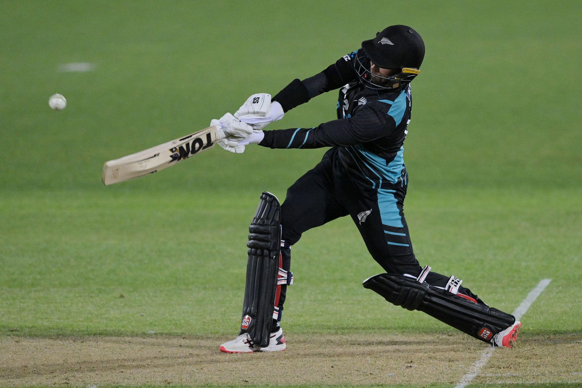 Devon Conway top-scored for New Zealand with 59. (Credits: Getty)