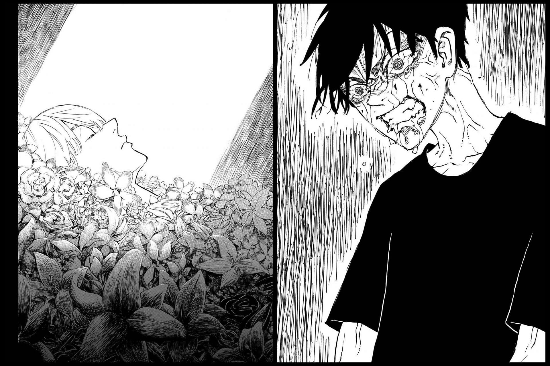 Manjiro&#039;s death in the original timeline (Image via Ken Wakui/ Kodansha)