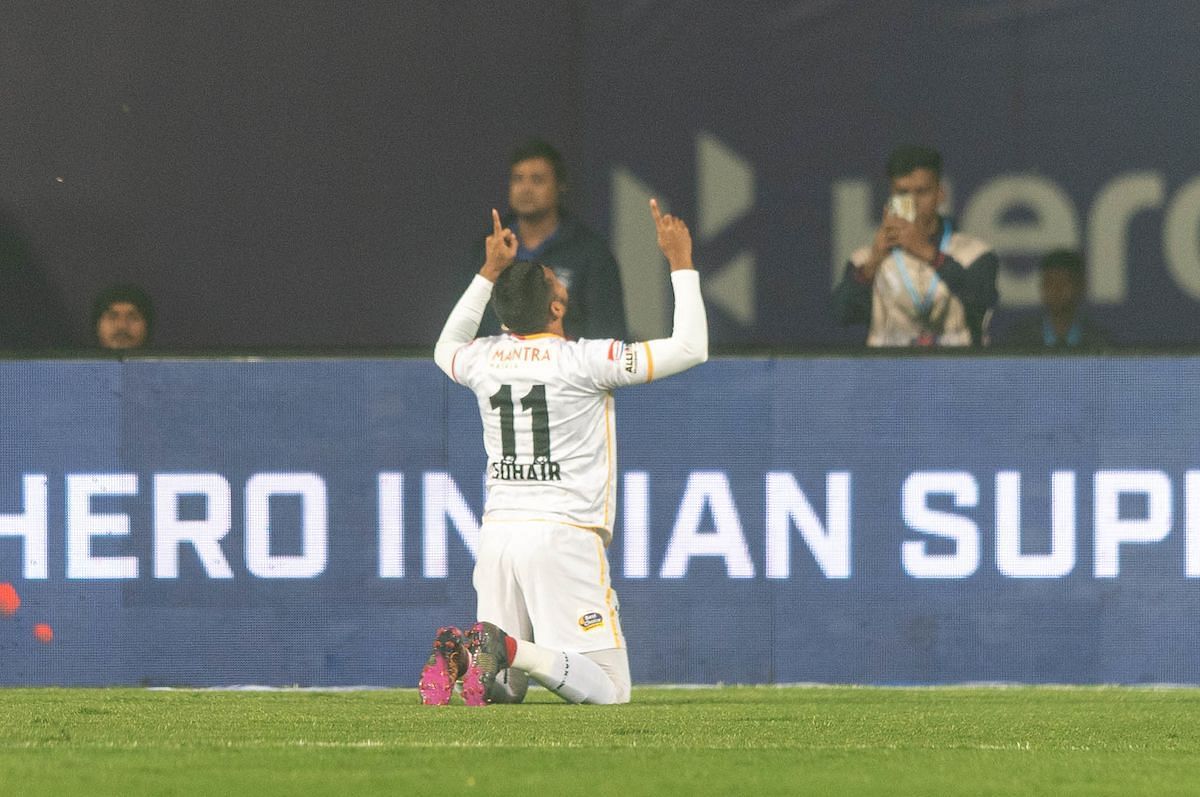 Suhair scored the opening goal of the game (Image courtesy: ISL Media)