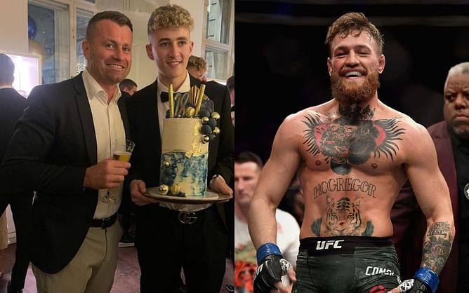 Watch: Conor McGregor wishes former Irish soccer star Shay Given's son on latter's 18th birthday