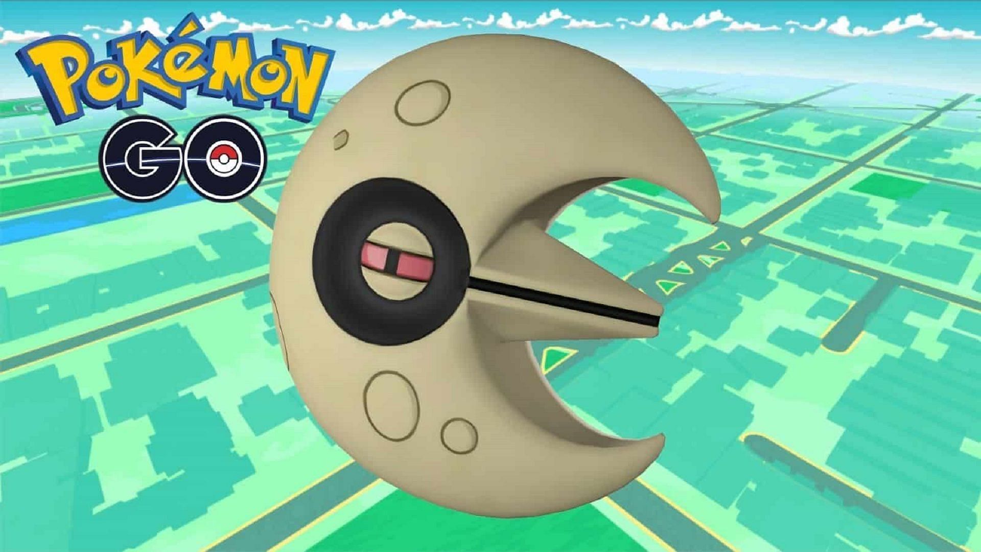 Lunatone is a Generation III Pokemon that has been part of Pokemon GO for a few years (Image via Niantic)