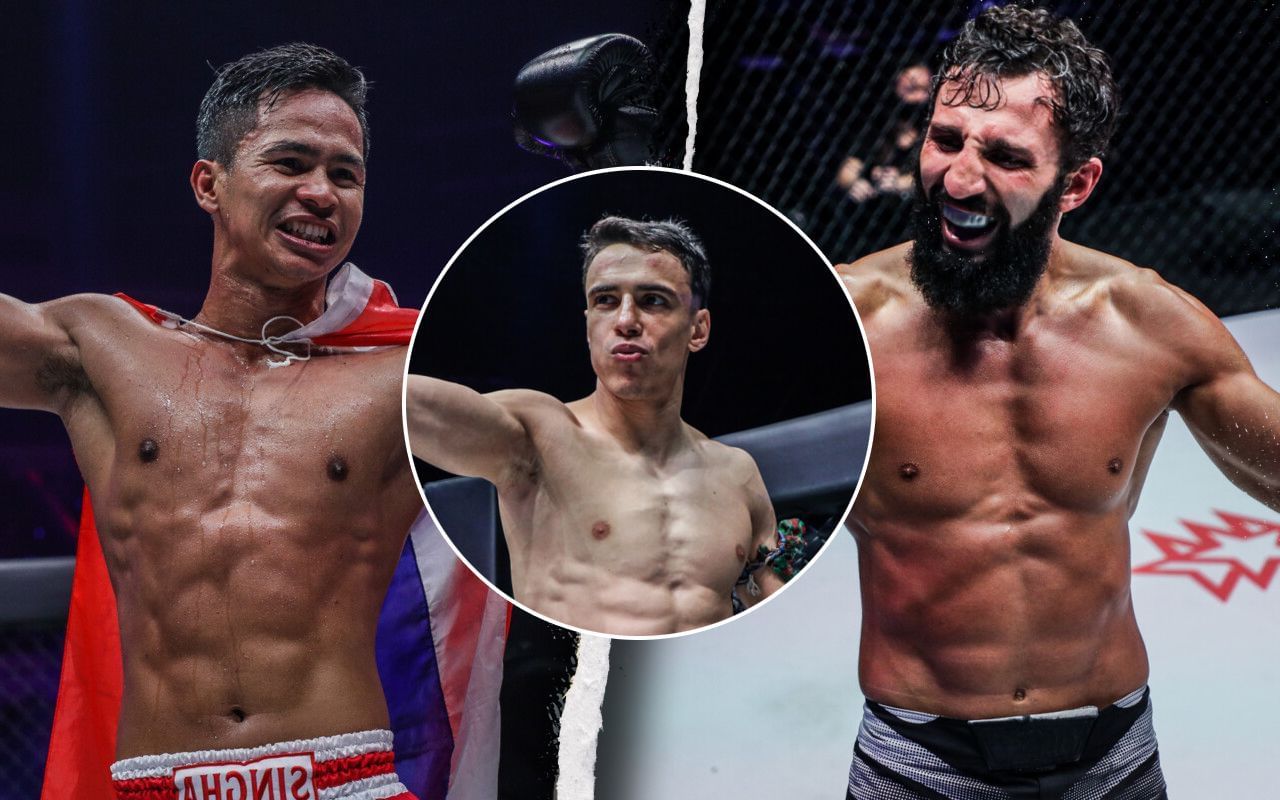 Joseph Lasiri (Centre) gives his take on Superbon (Left) vs Allazov (Right)
