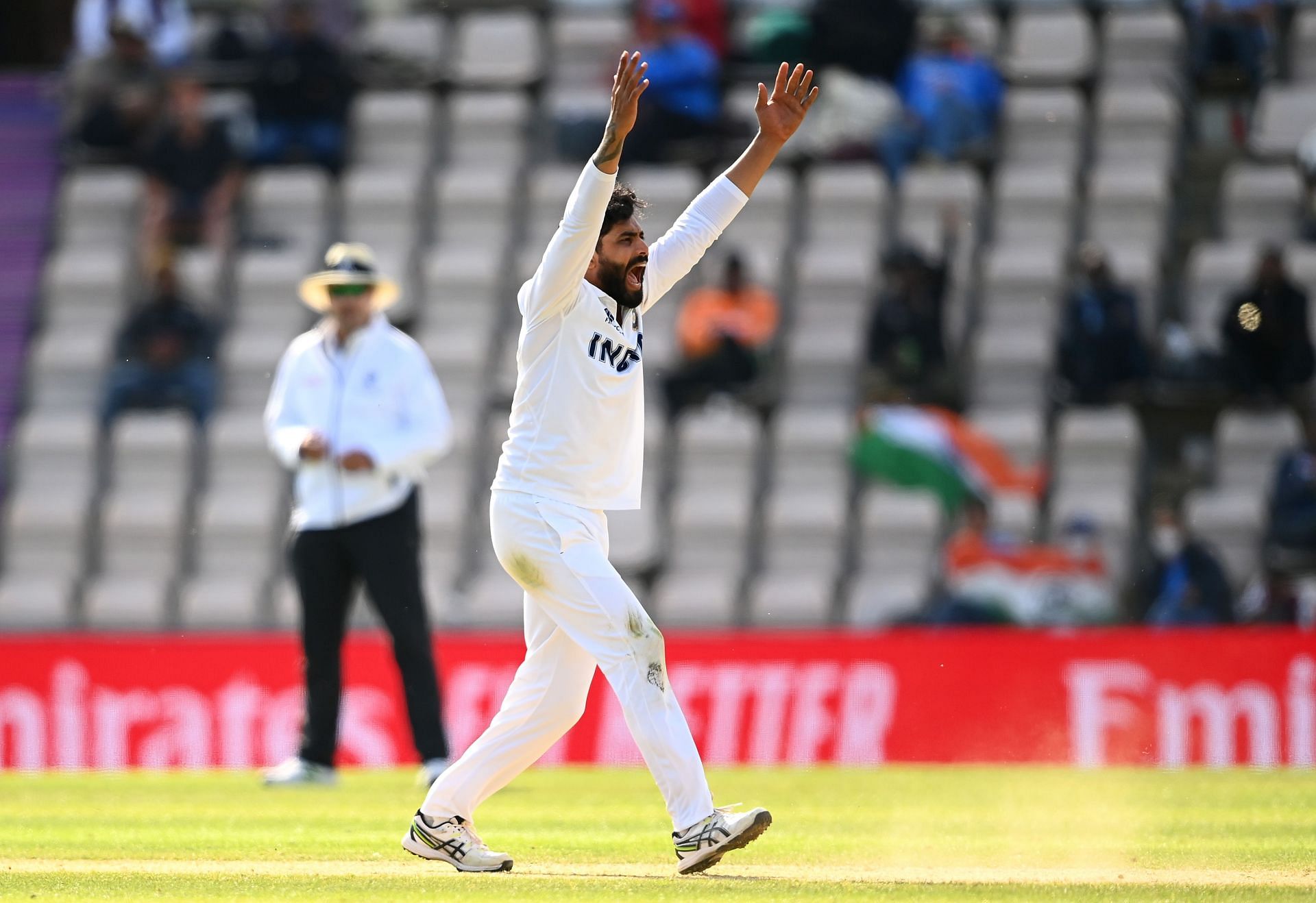 Ravindra Jadeja in action during the ICC World Test Championship final (Credits: Getty)