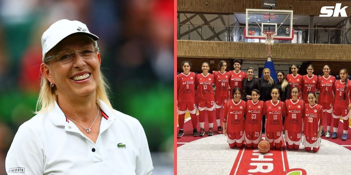  Martina Navratilova heaps praise on the Iranian female basketball team