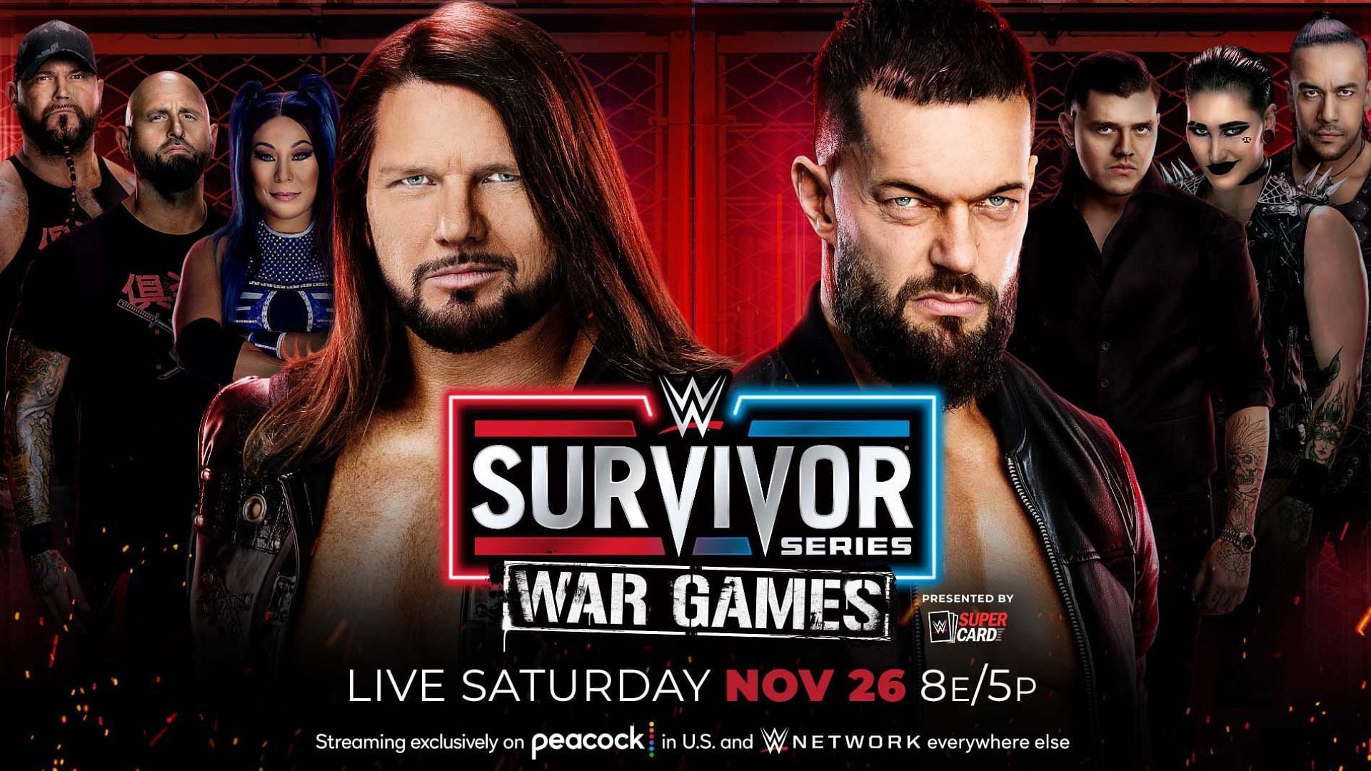 AJ Styles looks to finish Finn Balor at Survivor Series.