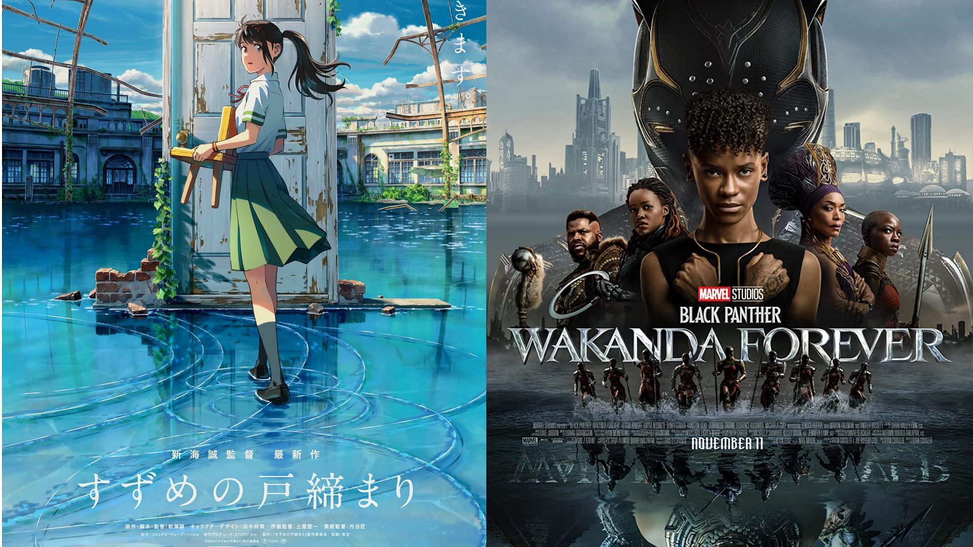 Suzume no Tojimari overtakes Black Panther: Wakanda Forever