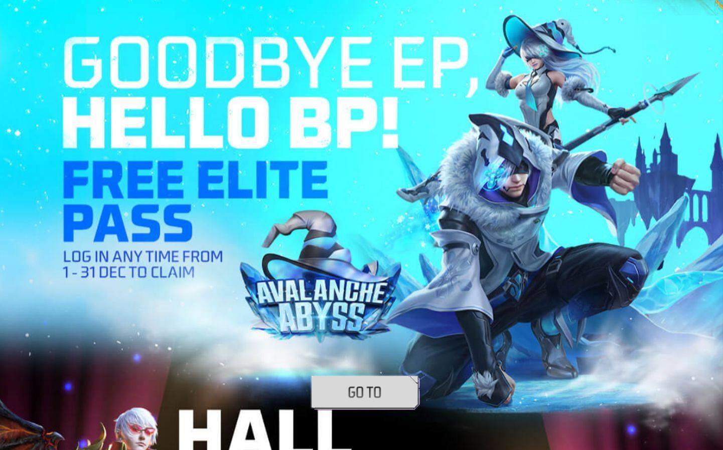 December 2022 Elite Pass will be free for every Free Fire and FF MAX gamer (Image via Garena)