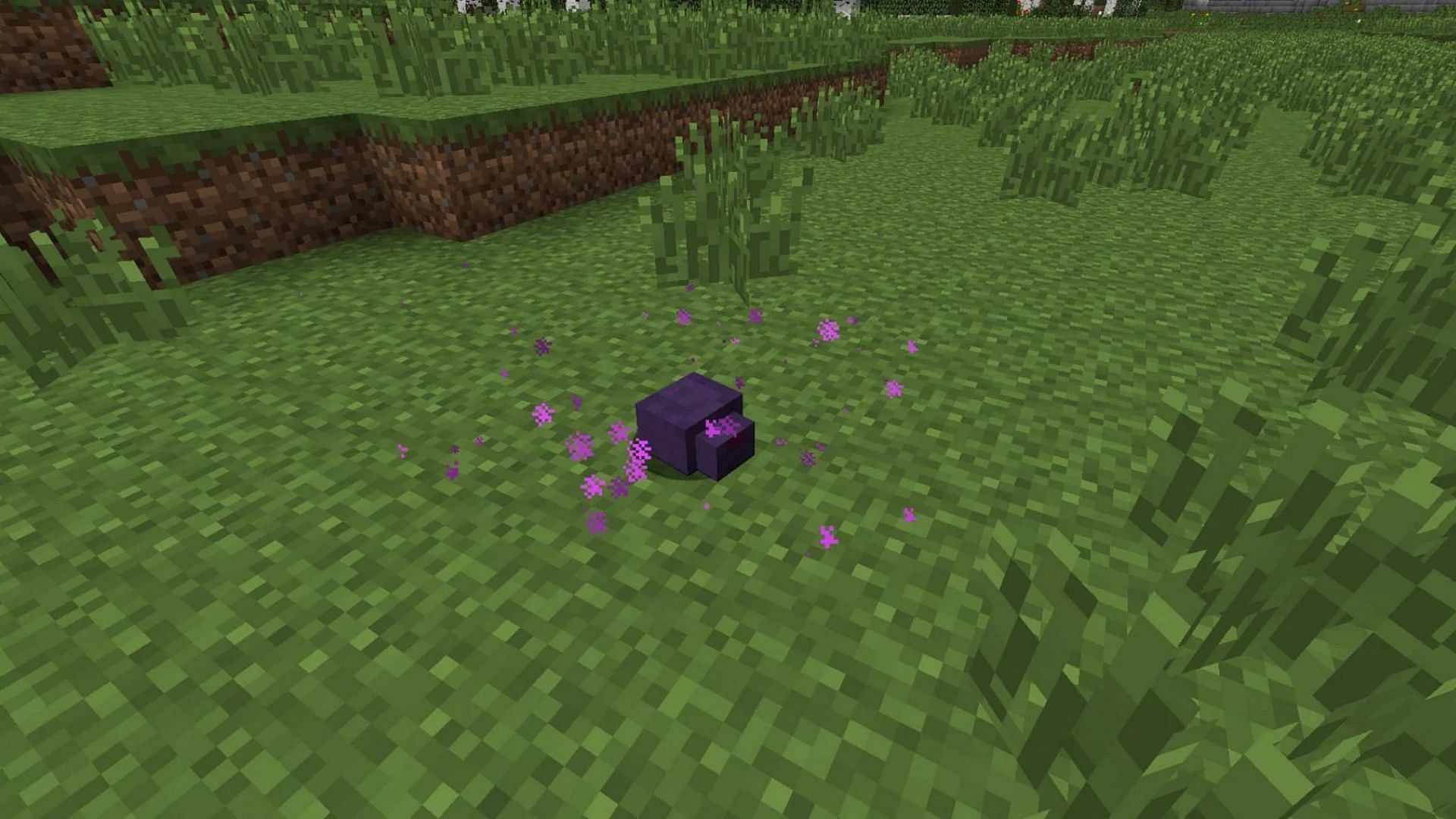 Endermite rarely spawn from a thrown ender pearl in Minecraft 1.19 (Image via Mojang)