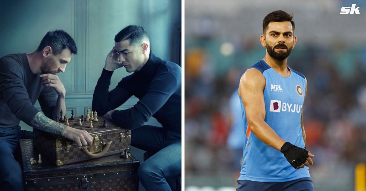 Kohli drops epic three-word comment on Ronaldo-Messi's internet-breaking  picture