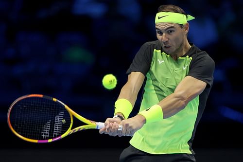 Rafael Nadal at the Nitto ATP Finals